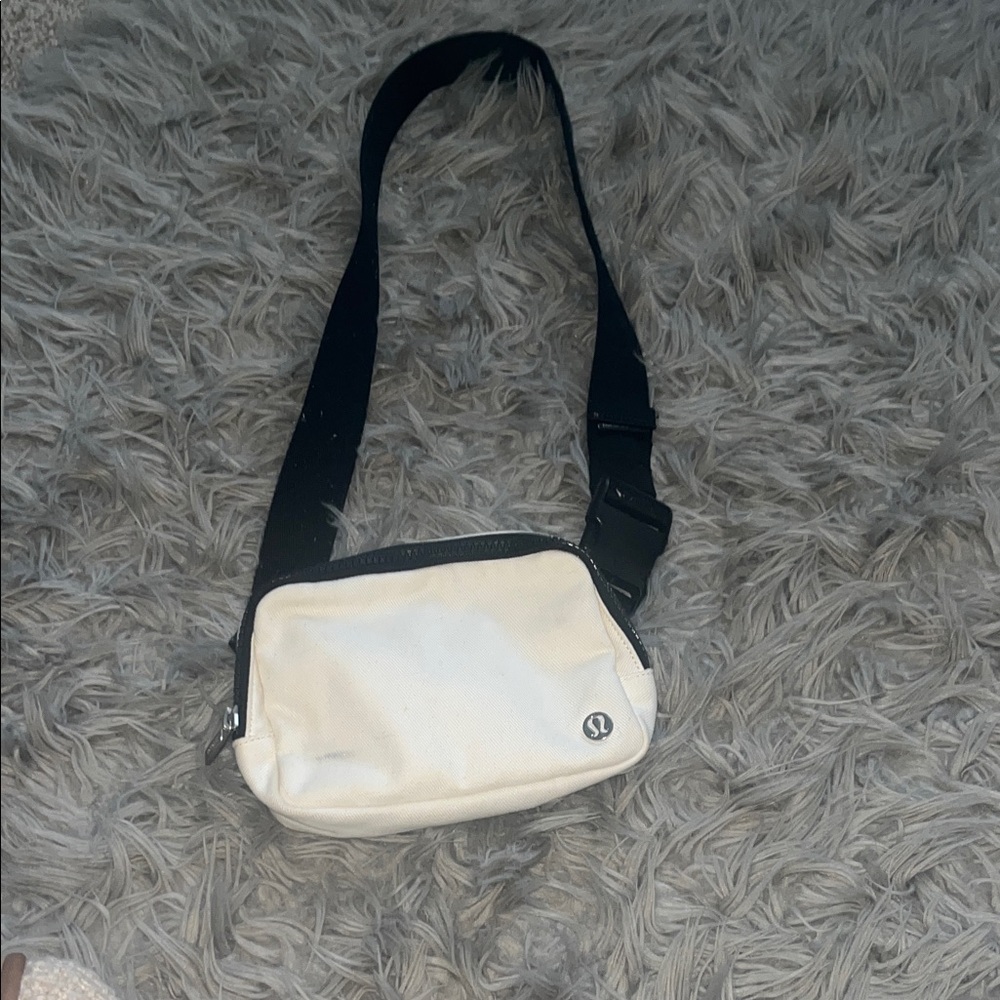 Lululemon Athletica White Belt Bag
